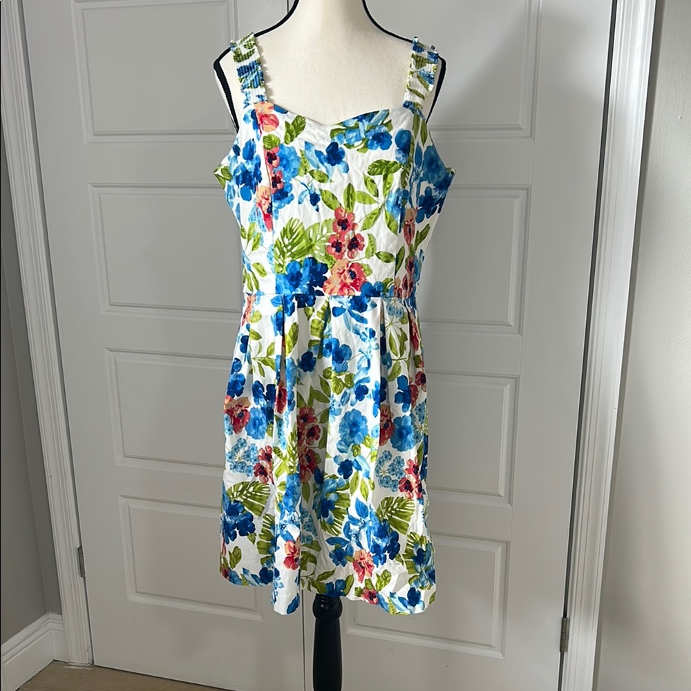 Roz & Ali Women’s Floral Sleeveless Sundress Sz 16